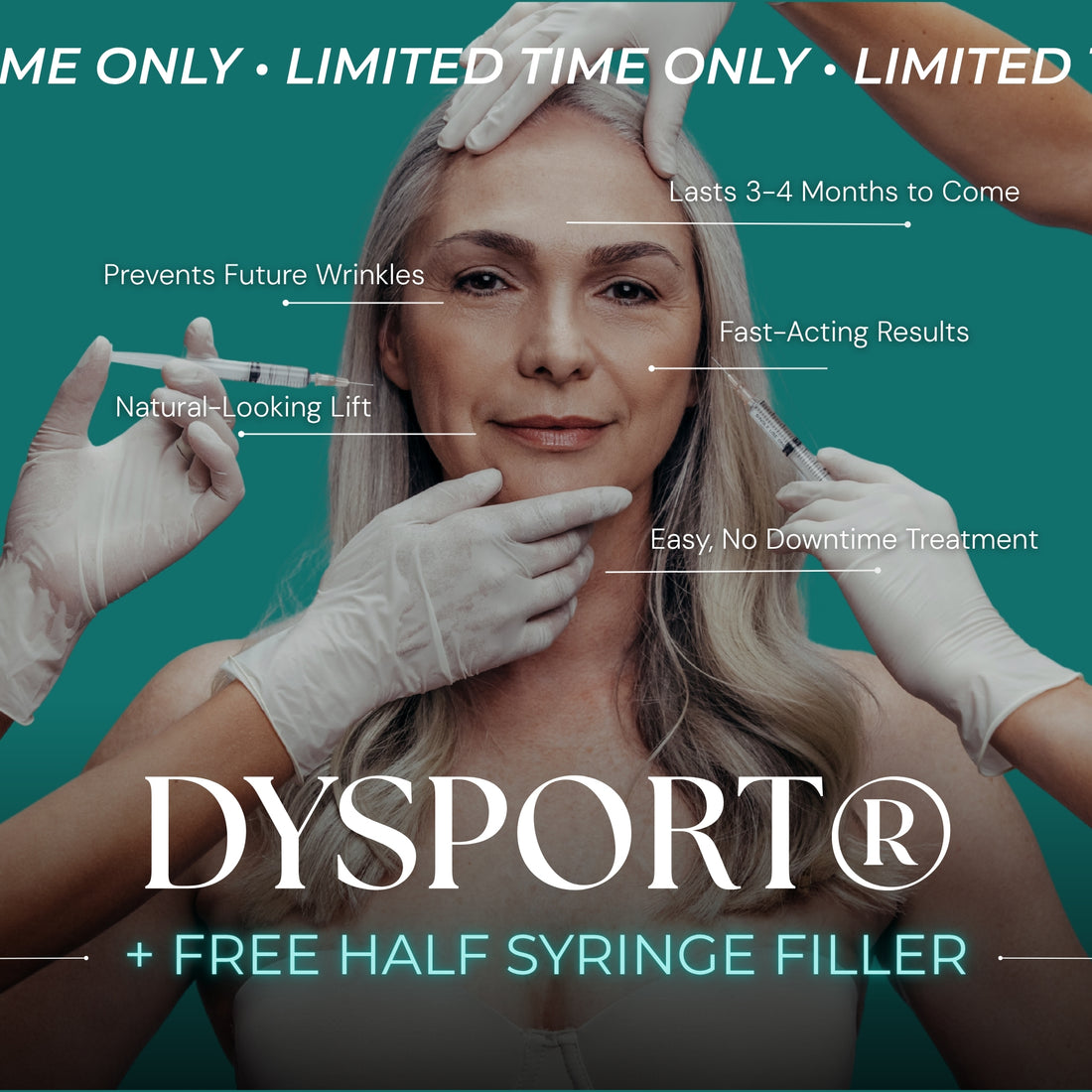 Dysport® | 300 Units of Dysport with FREE Half Syringe