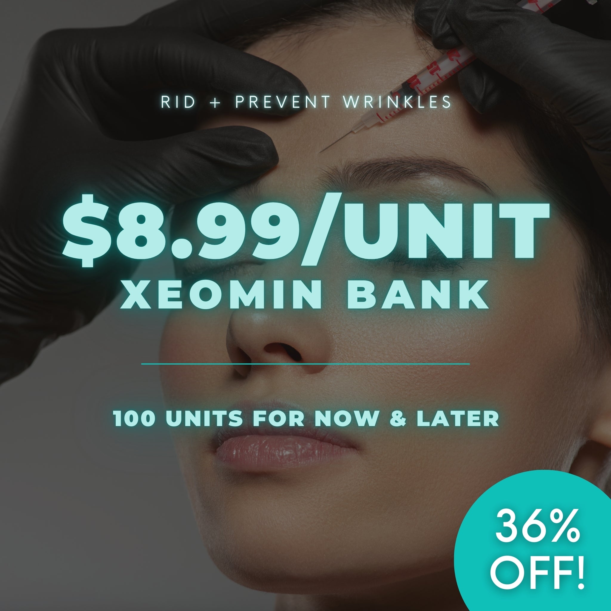 Xeomin | 100 unidades SÓLO $8.99/Unidad