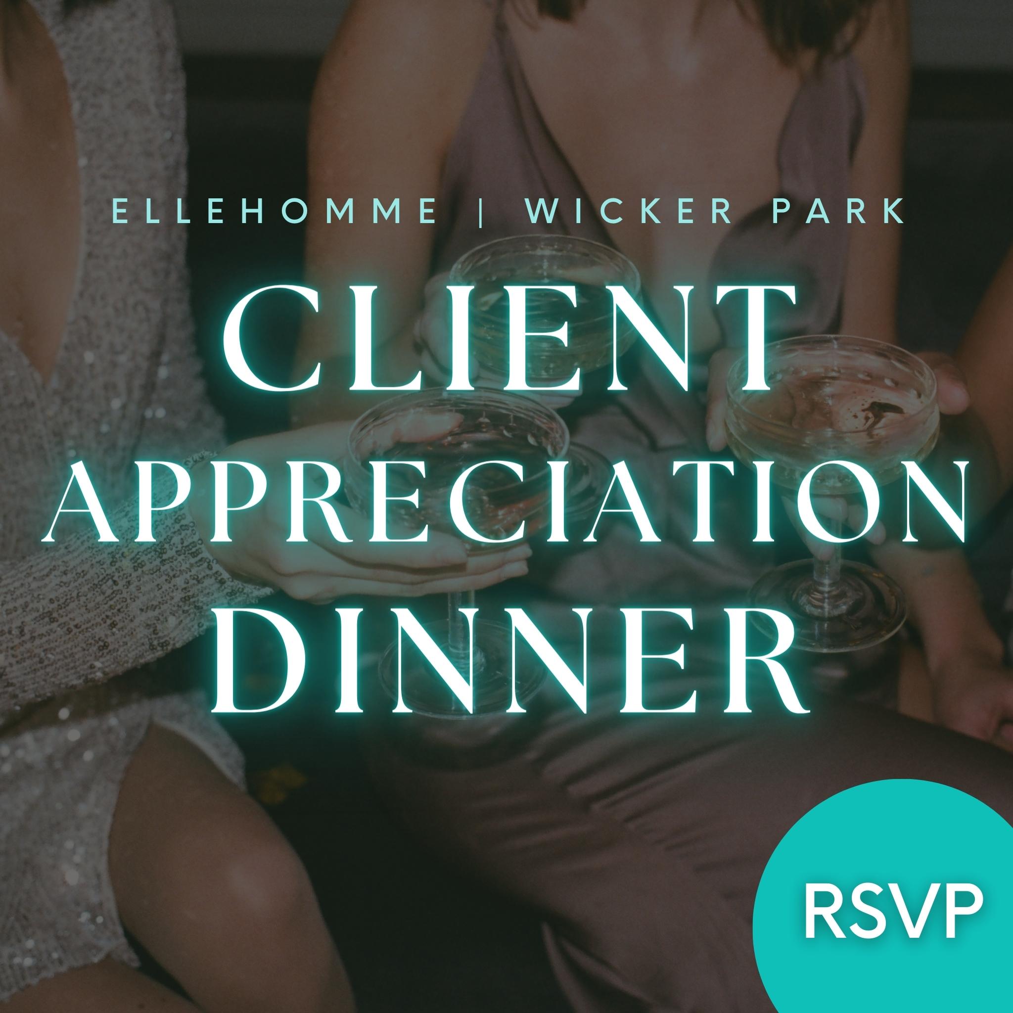 RSVP: Cena de agradecimiento al cliente
