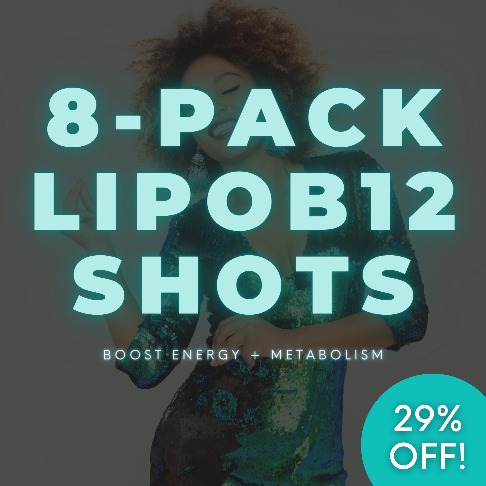 Inyecciones lipotrópicas de vitamina B-12 (paquete de 8)