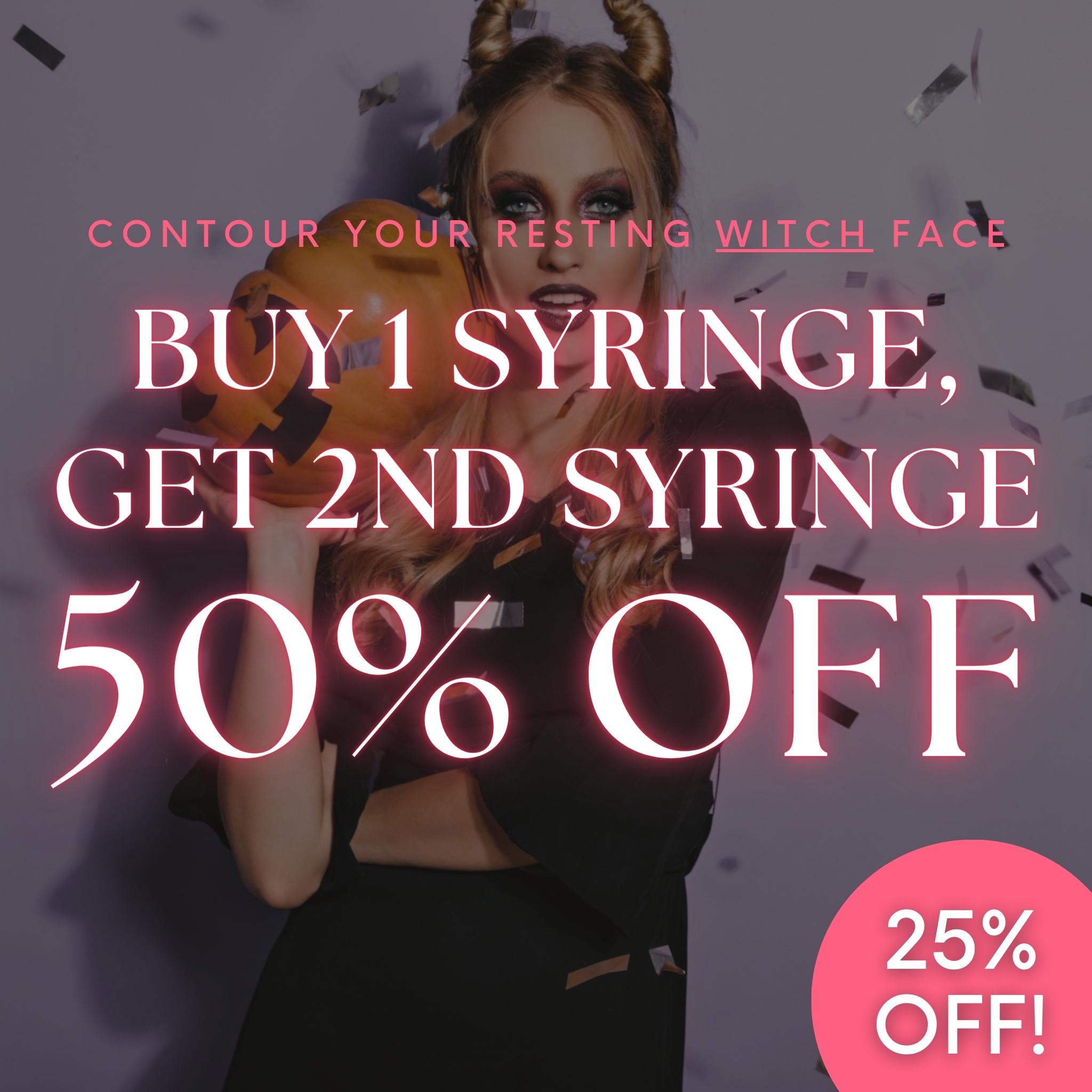 Relleno Restylane: Compre una jeringa y obtenga la segunda con un 50 % de descuento