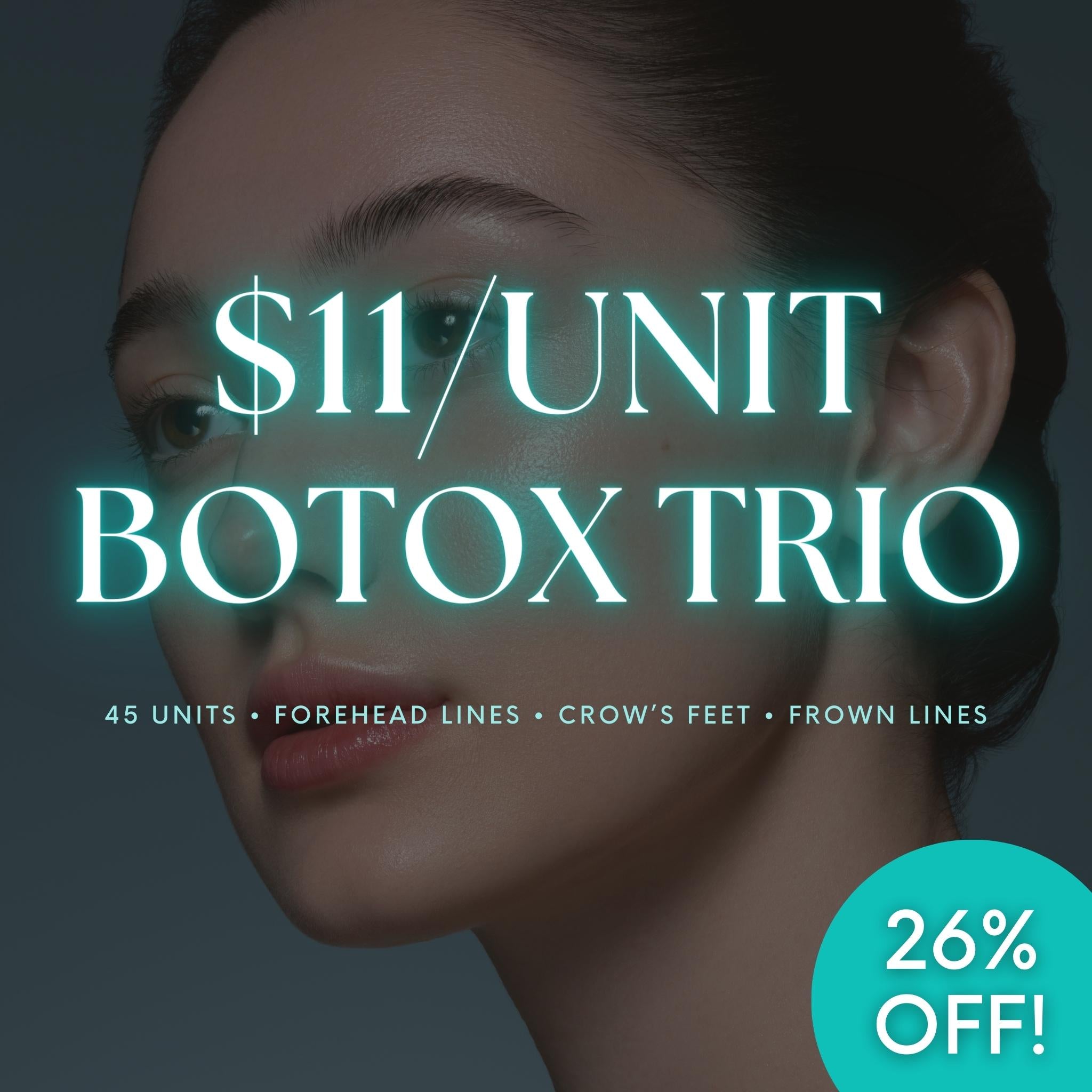 BOTOX Trio: Forehead Lines, Crow&