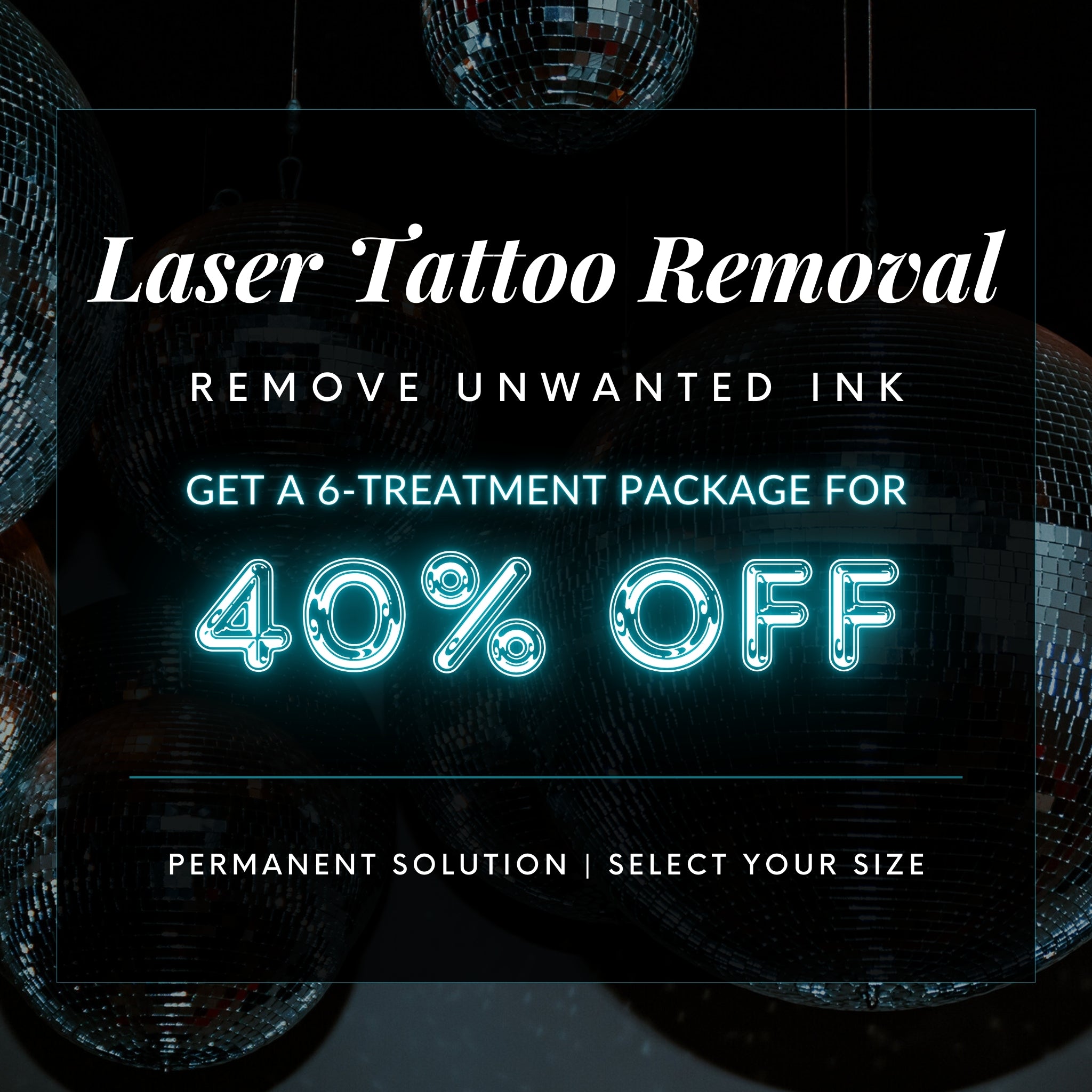Eliminación de tatuajes con láser | Paquetes con 40 % de descuento (6 tratamientos)