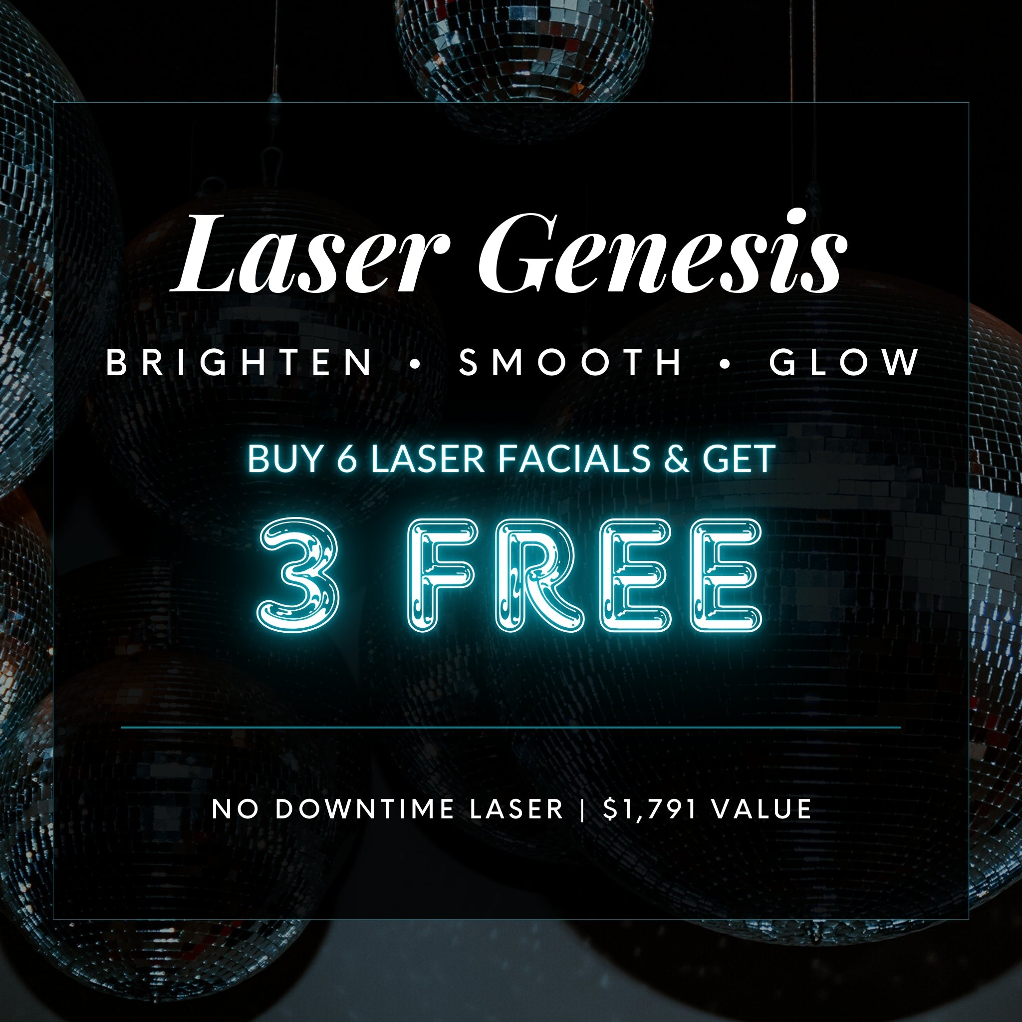Laser Genesis | Compra 6 tratamientos faciales láser y recibe 3 GRATIS