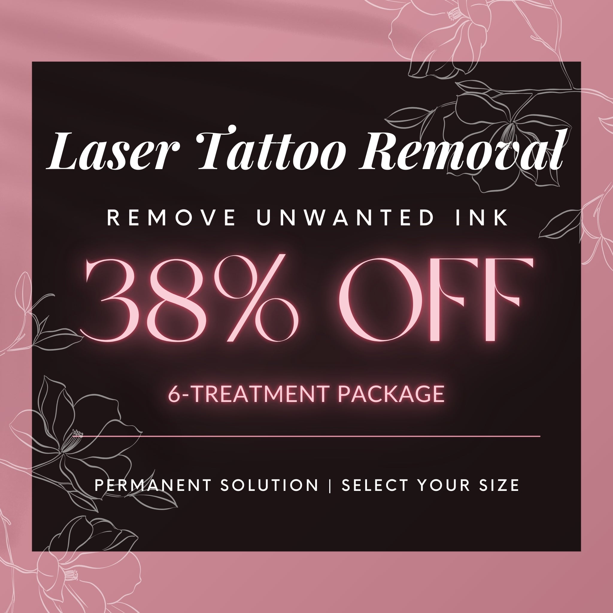 Laser Tattoo Removal | 38% OFF Packages (6 Treatments)