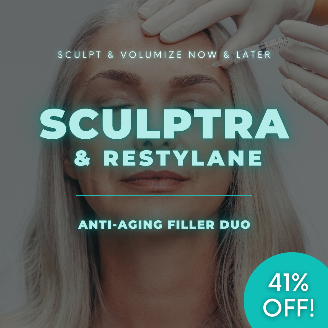 Filler Combo | 1 Vial Scuptra + 1 Syringe Restylane Filler