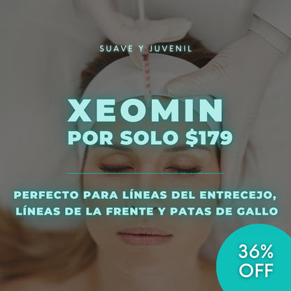 Piel suave y juvenil | 20 unidades de Xeomin por SOLO $179