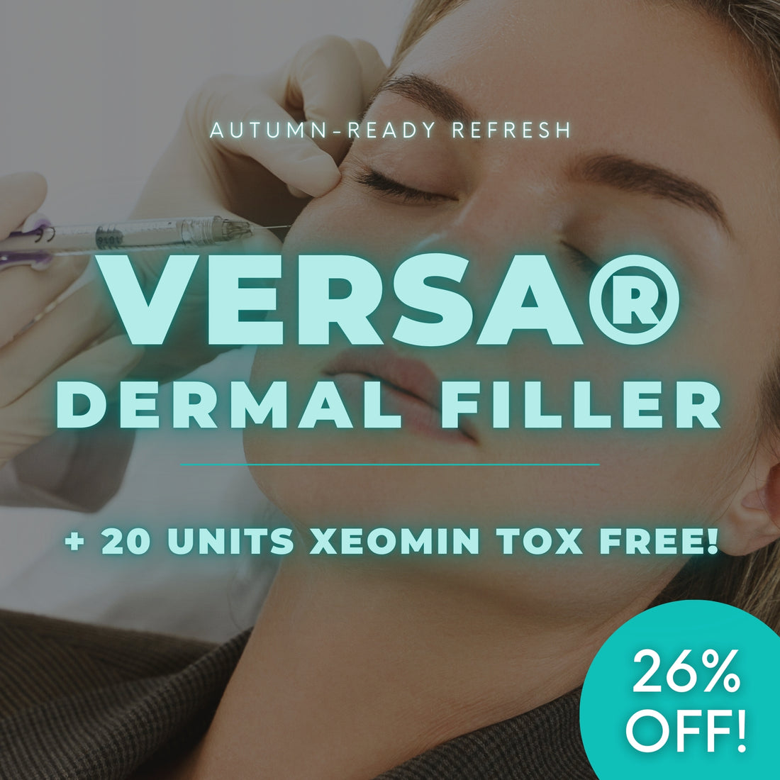 Versa Filler | 1 Syringe + 20 Units Xeomin Tox FREE