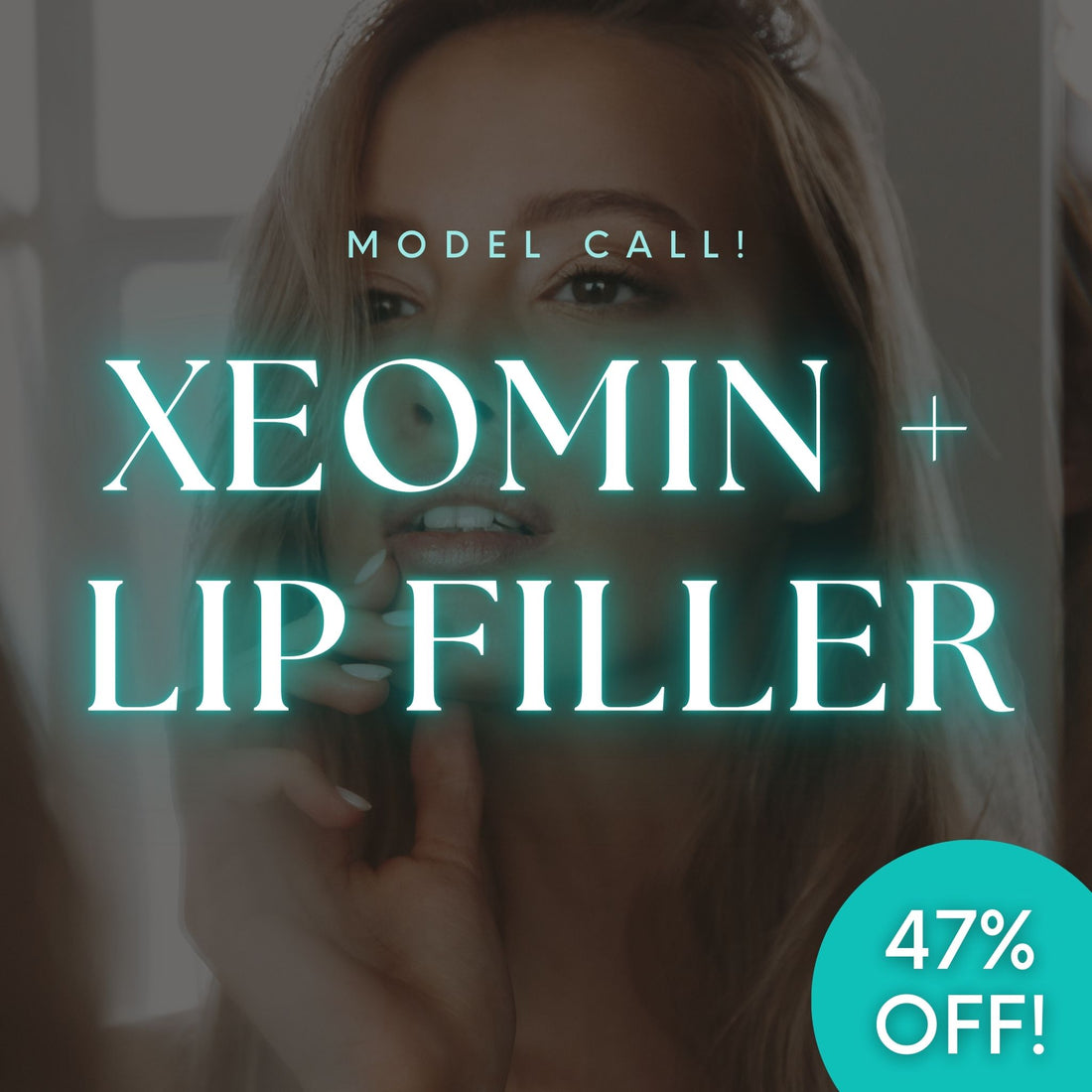 Model Call! 1 Syringe Lip Filler for $375 + $8/Unit Xeomin