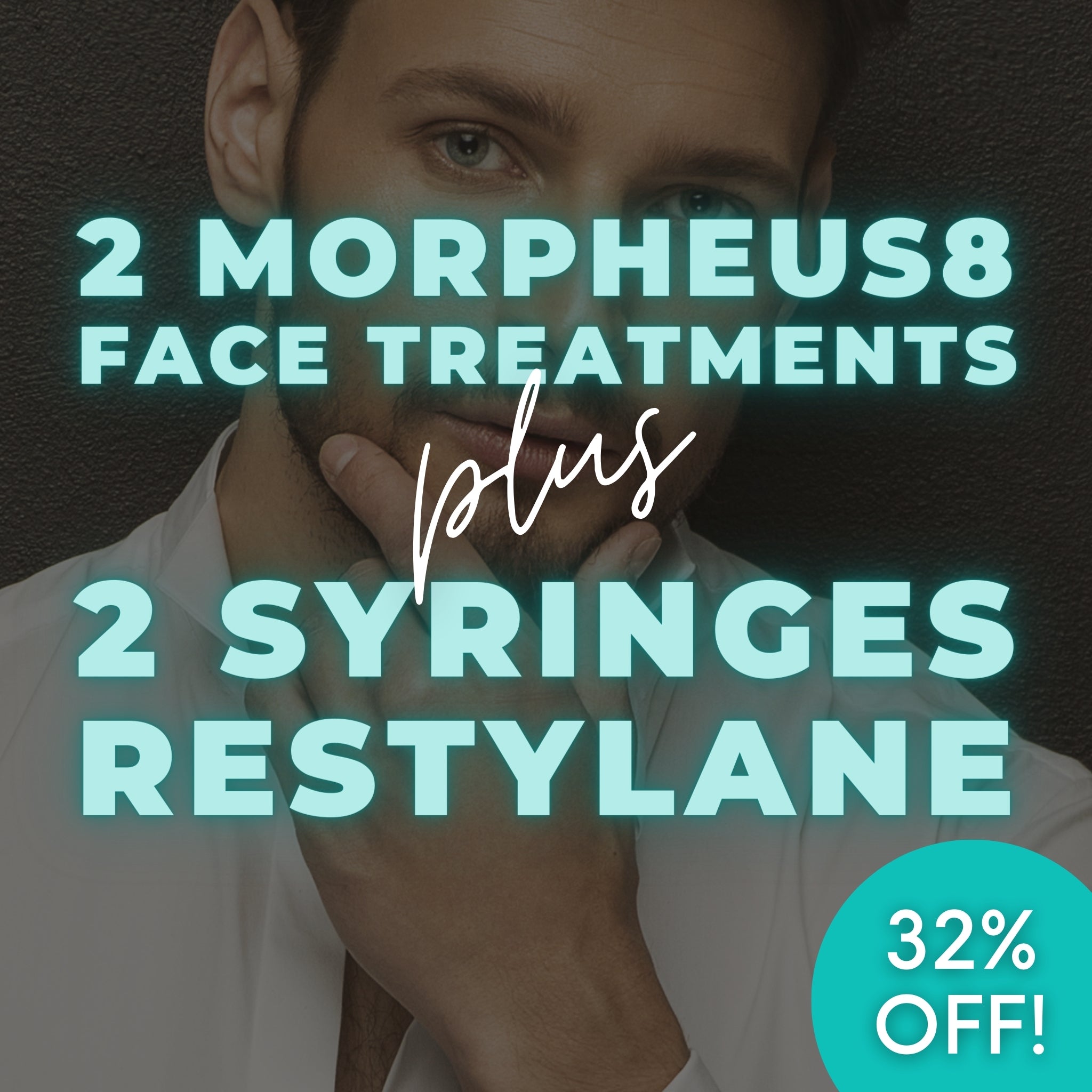 Morpheus8 Face Resurfacing 2-Pack + 2 FREE Syringes Restylane Filler