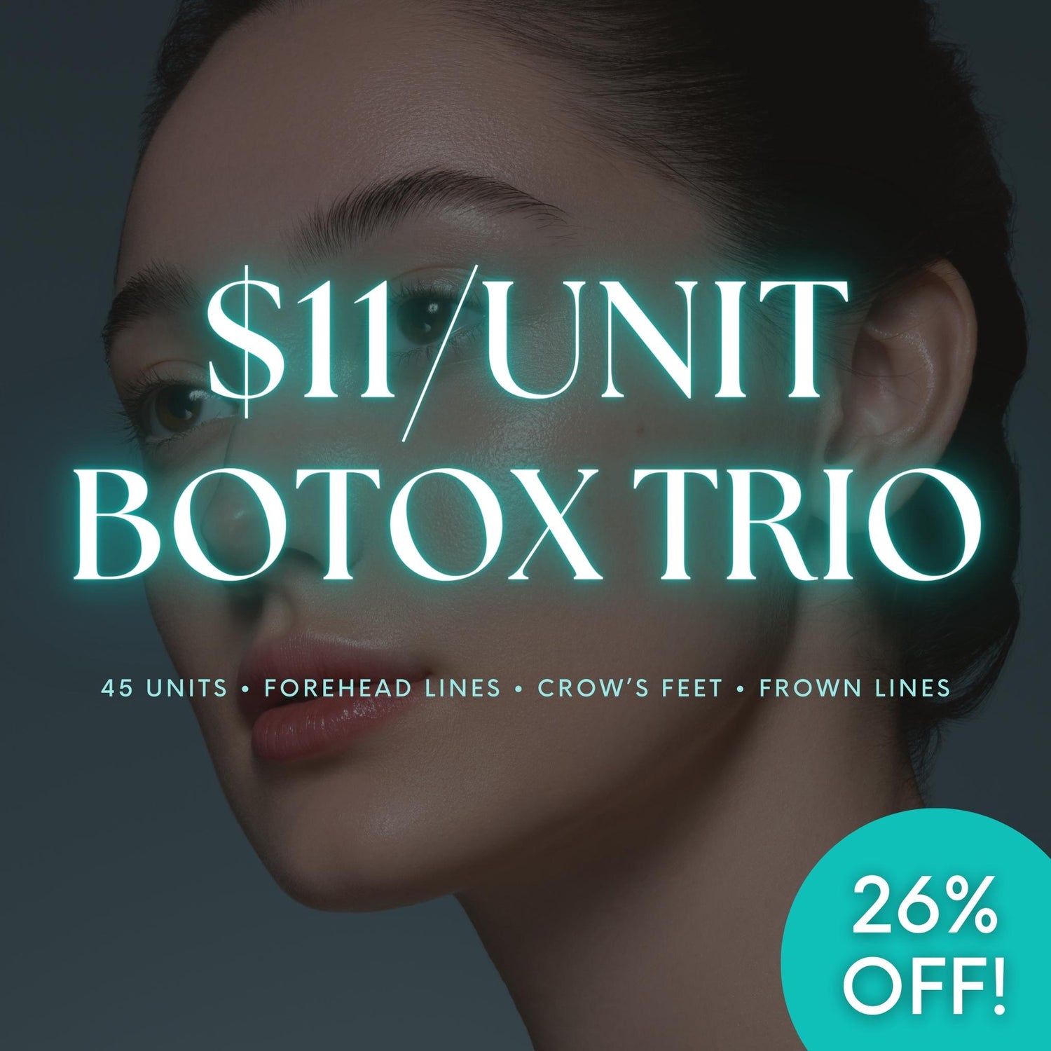 BOTOX Trio: Forehead Lines, Crow&