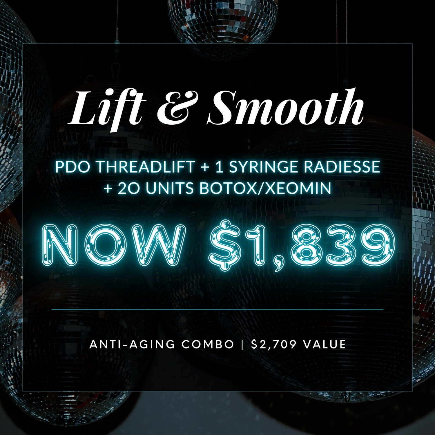 Lift &amp; Smooth | 1 Area PDO Threadlift + 1 Syringe Radiesse + 20 Units Botox/Xeomin