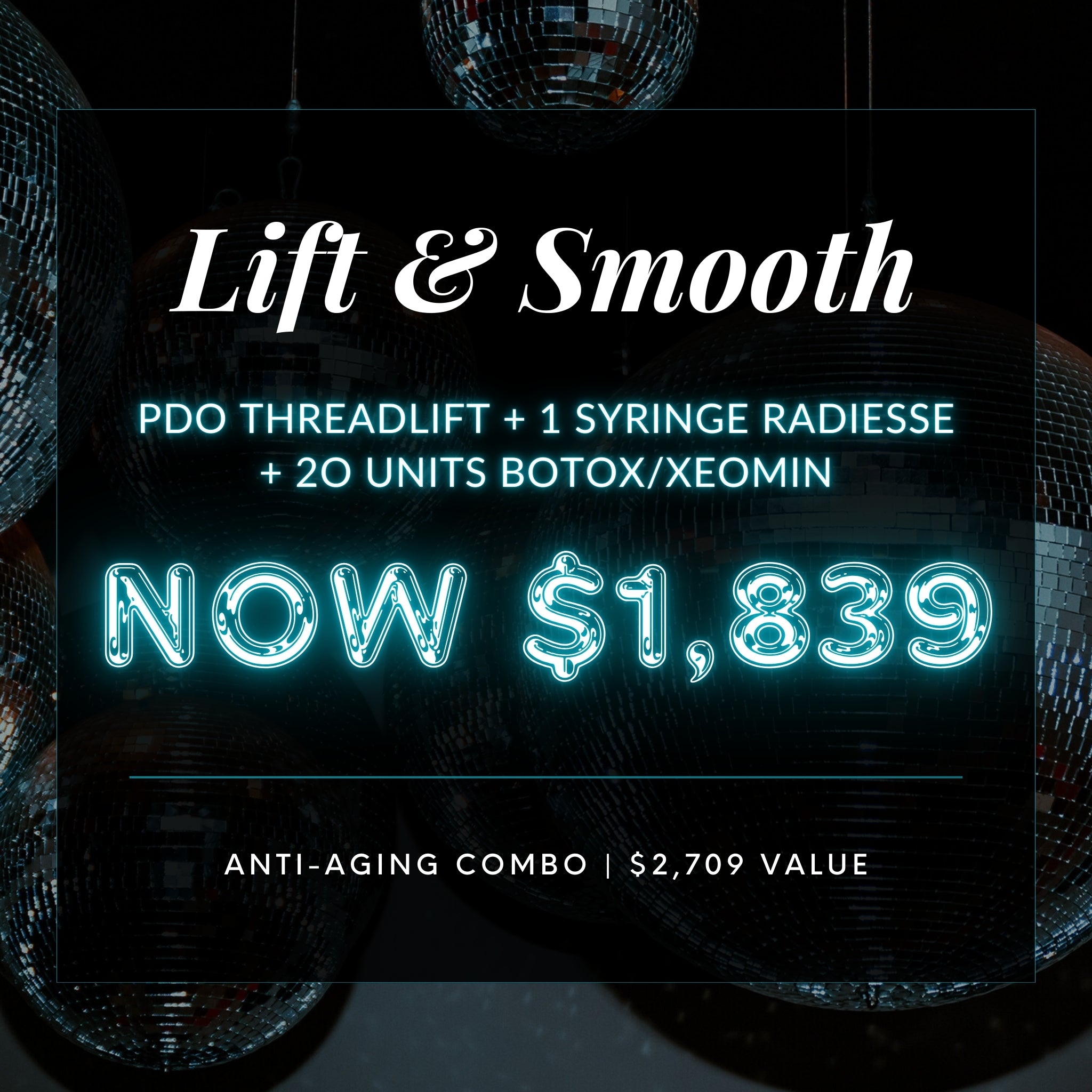 Lift &amp; Smooth | 1 Area PDO Threadlift + 1 Syringe Radiesse + 20 Units Botox/Xeomin