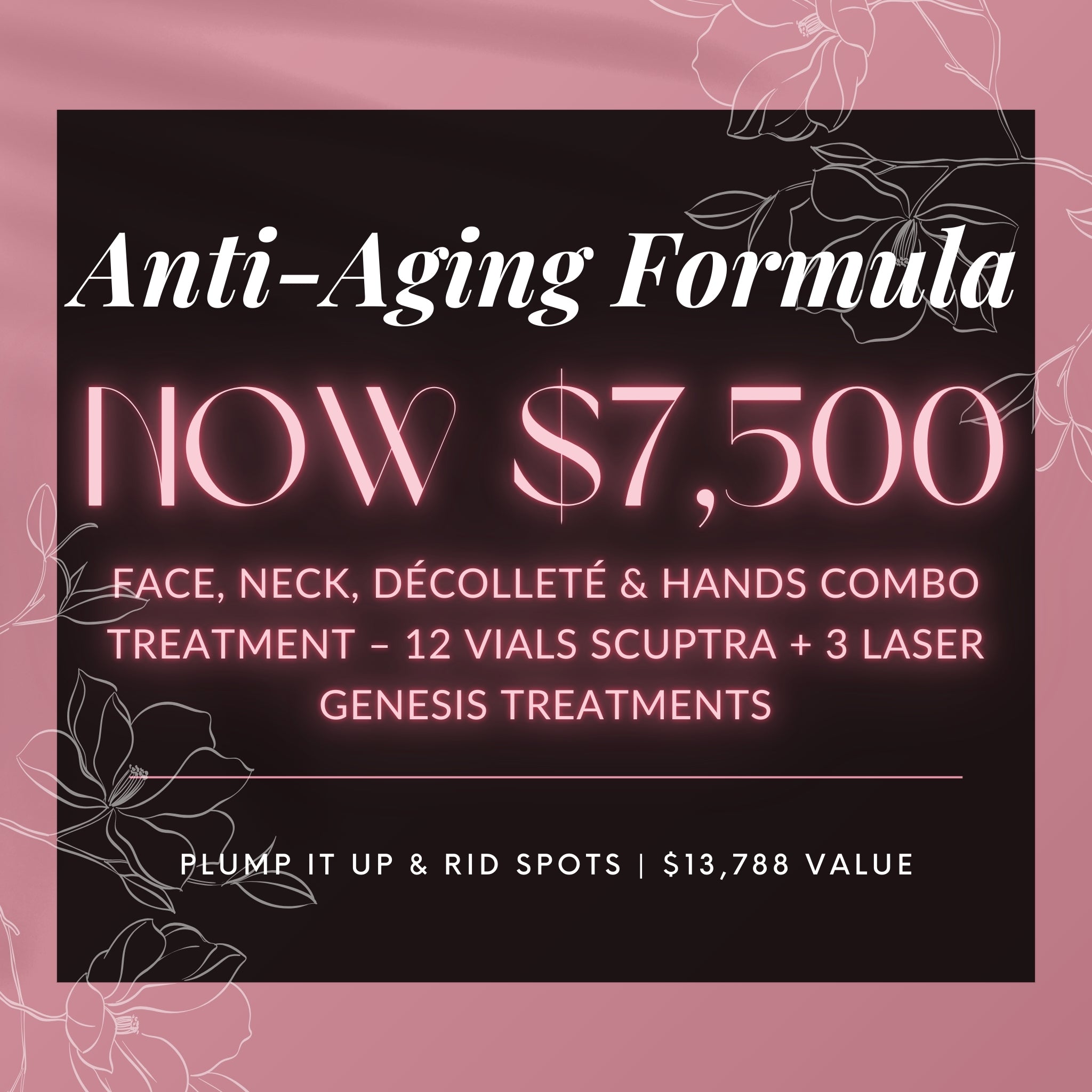 Fórmula antienvejecimiento | 8 viales de Sculptra + 12 tratamientos con láser Genesis