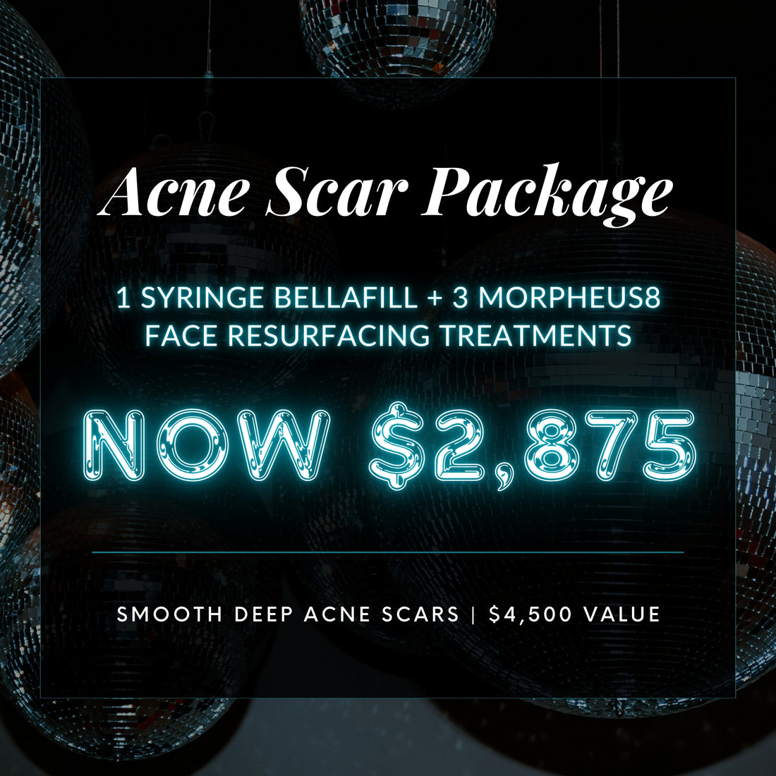 Acne Scar Package | 1 Syringe Bellafill + 3 Morpheus8 Face Resurfacing Treatments