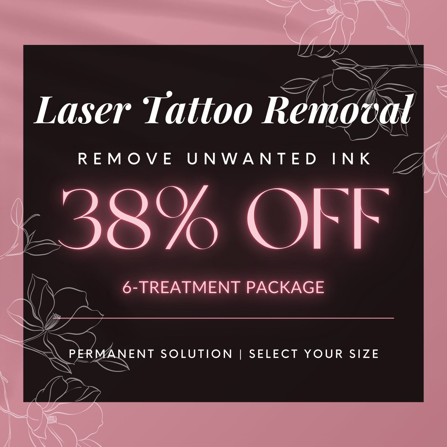 Laser Tattoo Removal | 38% OFF Packages (6 Treatments)