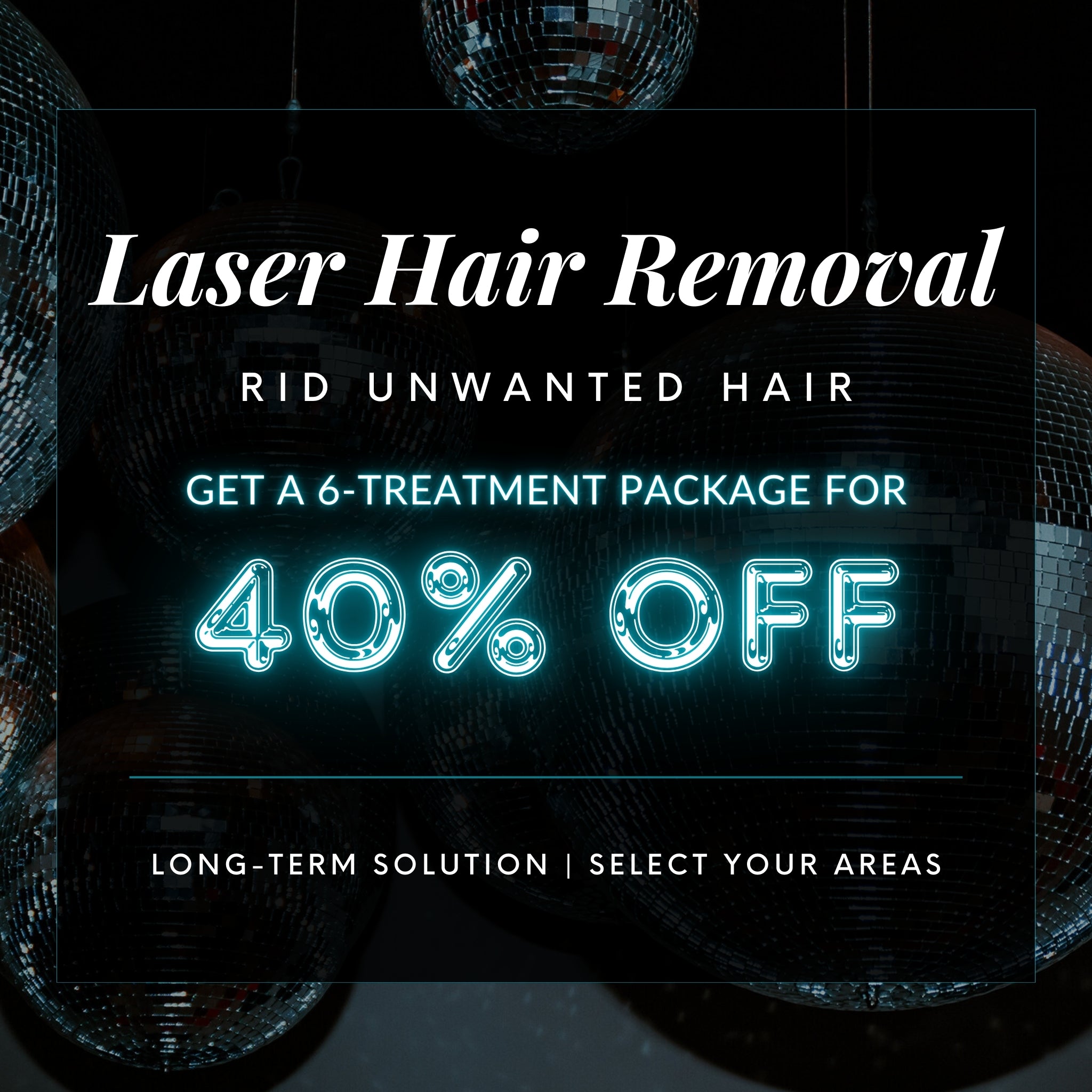 Laser Hair Removal | 40% OFF Packages (6 Treatments)